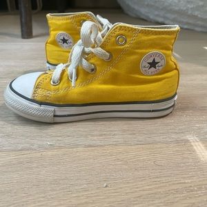 High Top Yellow Converse